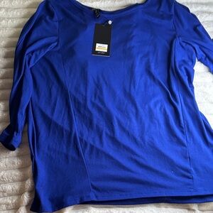 Jones New York Vibrant Blue Women's Blouse
